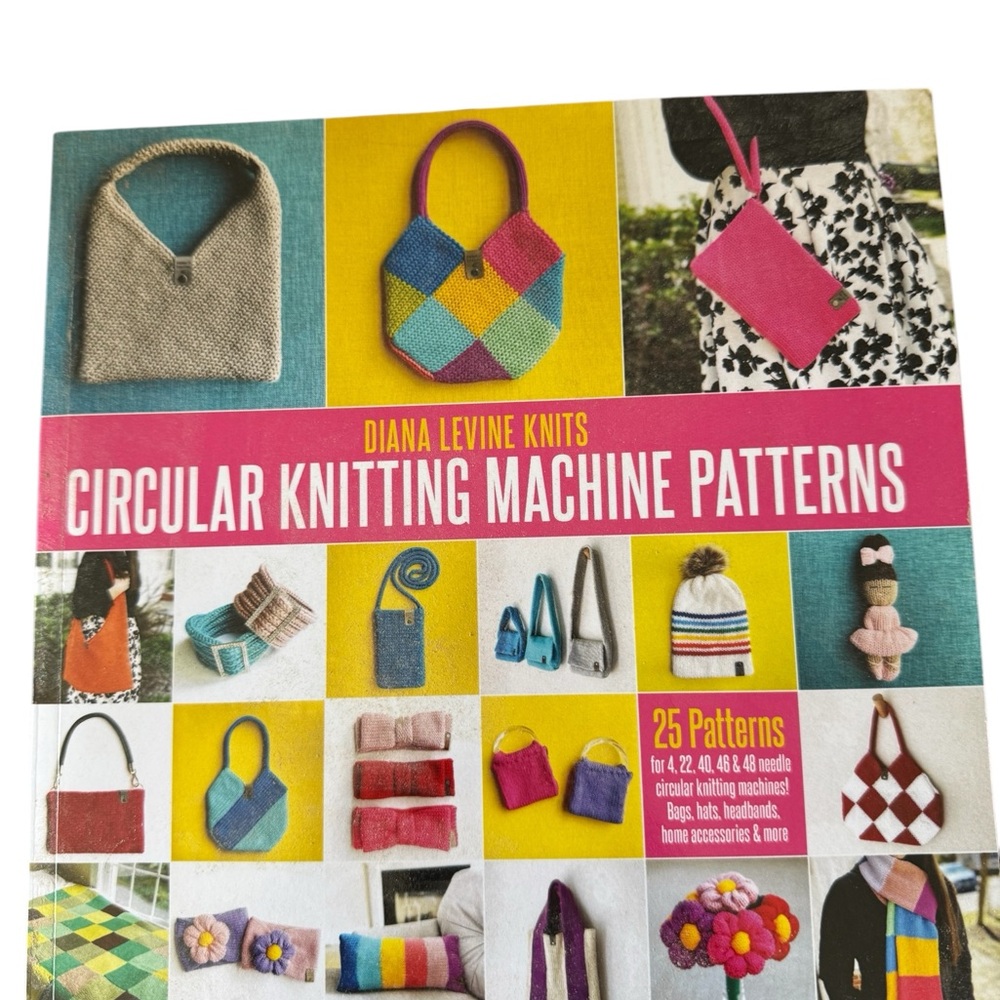 Diana Levine Knits Circular Knitting Machine Patterns Book
